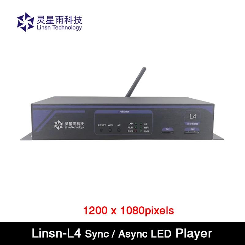 Linsn L4   Asyn ȭ LED HD ÷̾, Ǯ ÷ LED ÷ ũ, ִ 1.3  ȼ , Wi-Fi